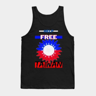 Help free Taiwan from the Chinese threat of invasion Tank Top